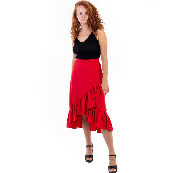 Elmas Phil Skirt Women Red - Picture 5 of 5